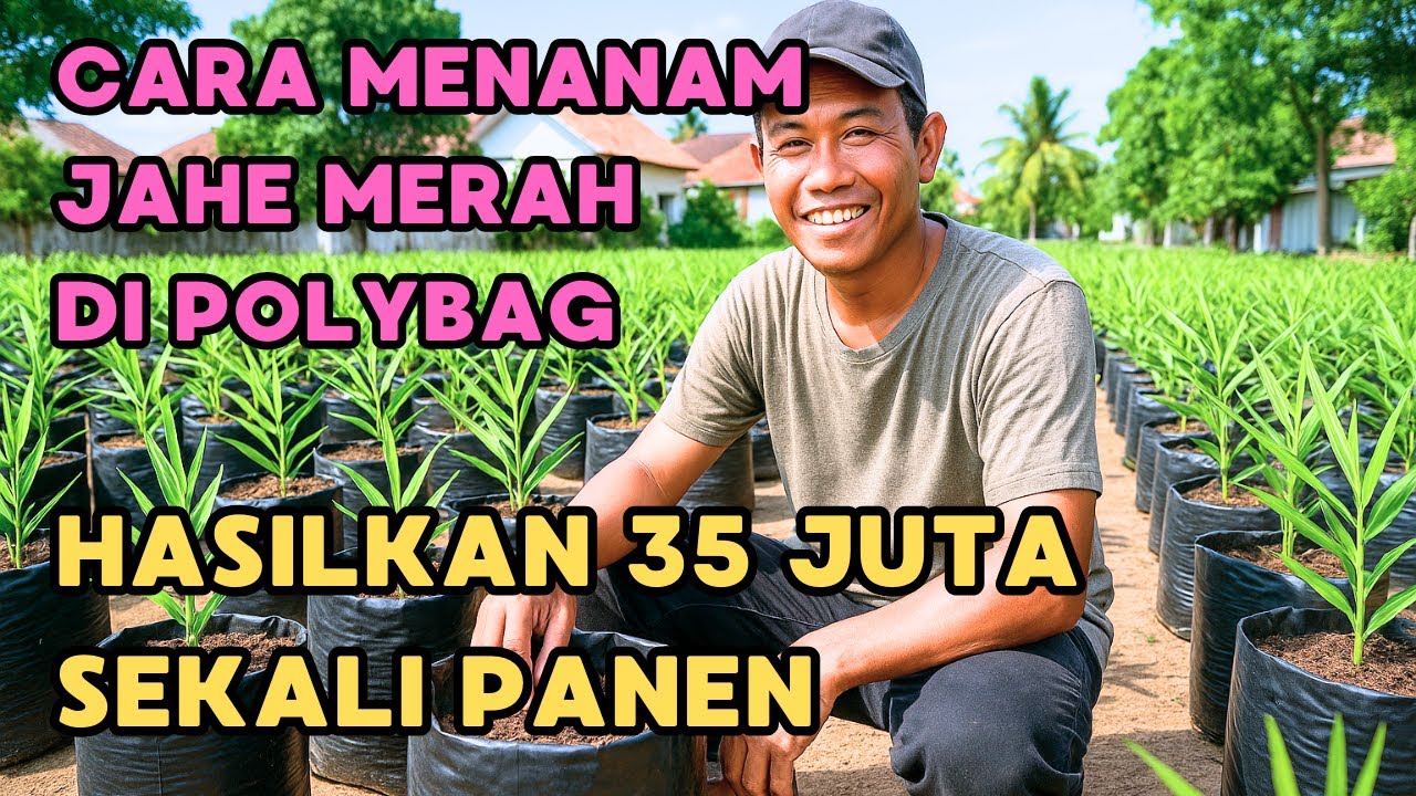 Cara Budidaya Jahe Merah