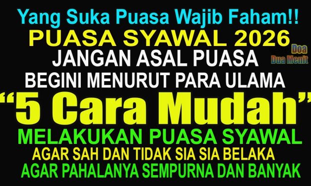 Raih Pahala Setahun Dengan Puasa Syawal: Ini 5 Keutamaannya