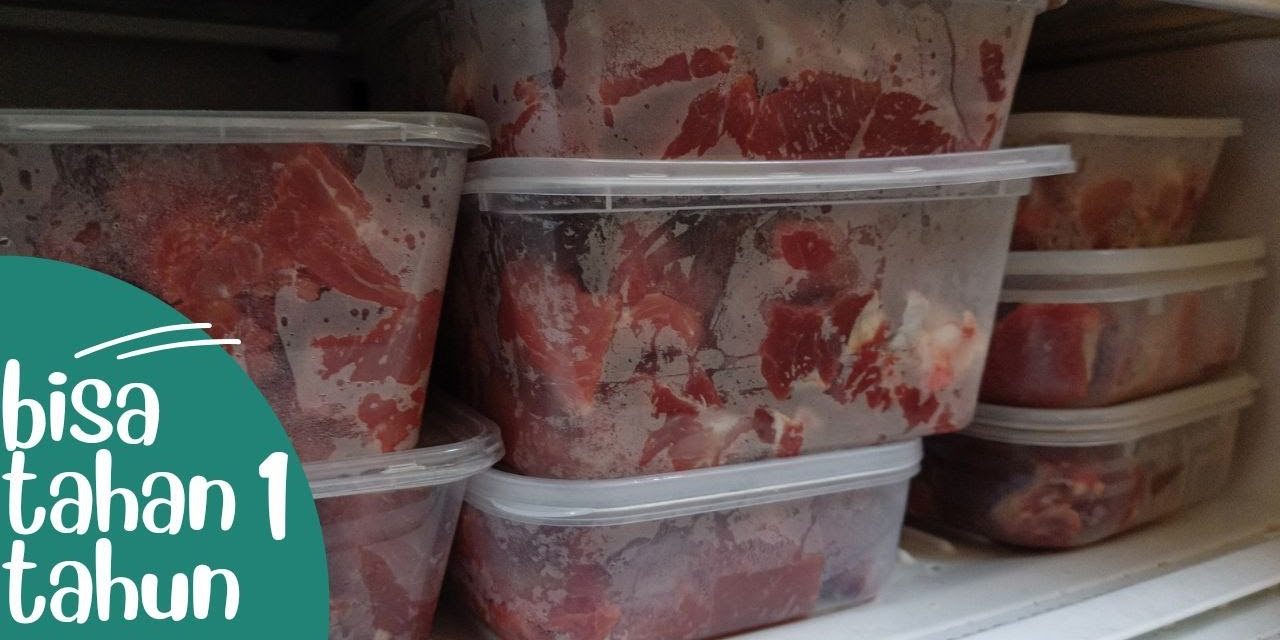 Rahasia Menyimpan Daging Di Kulkas 1 Pintu, Bisa Tahan Lama