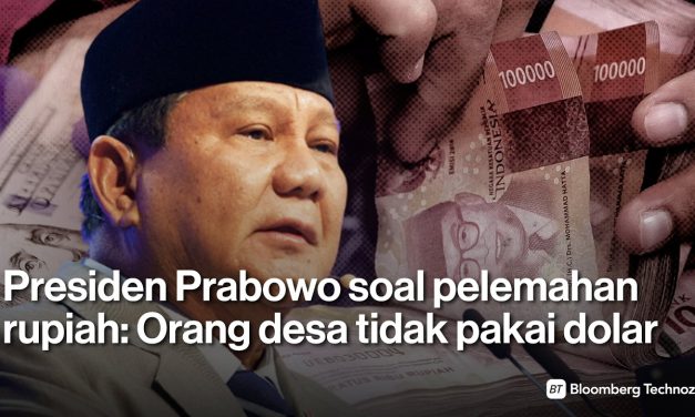 Rupiah Terjun Bebas, Prabowo: Orang Desa Tak Pakai Dollar